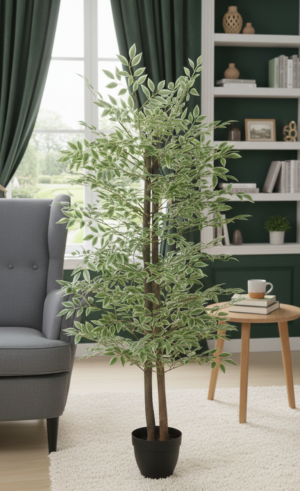 Ficus artificiel haut de gamme - 150 cm