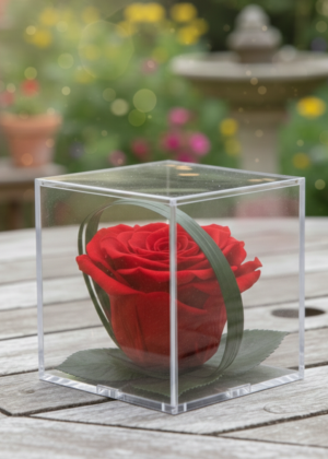 Rose éternelle Melchor - rouge